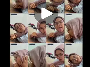 Cewek Jilbab Tembem Kacamata Hobi Nyepong