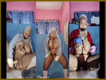 Tante Jilbab Tobrut Pepaya Jatuh